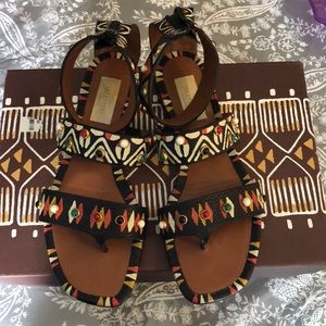 Valentino Aztec sandals